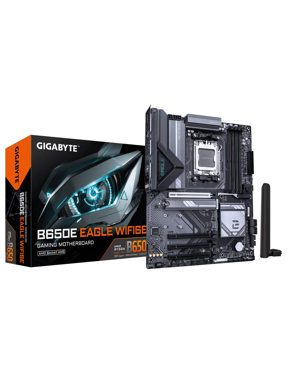 Mainboard|GIGABYTE|SAM5|ATX|Memory DDR5|Memory slots 4|B650EEAGLEWF6E1.0