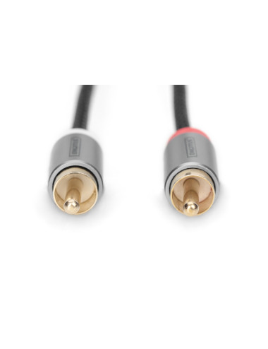 Digitus Audio adapter cable, 3.5 mm stereo jack to RCA | DB-510330-010-S