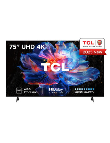 TV Set|TCL|75 "|4K Ultra HD|3840 x 2160 pixels|Flat|16:9|DLED|75V6C