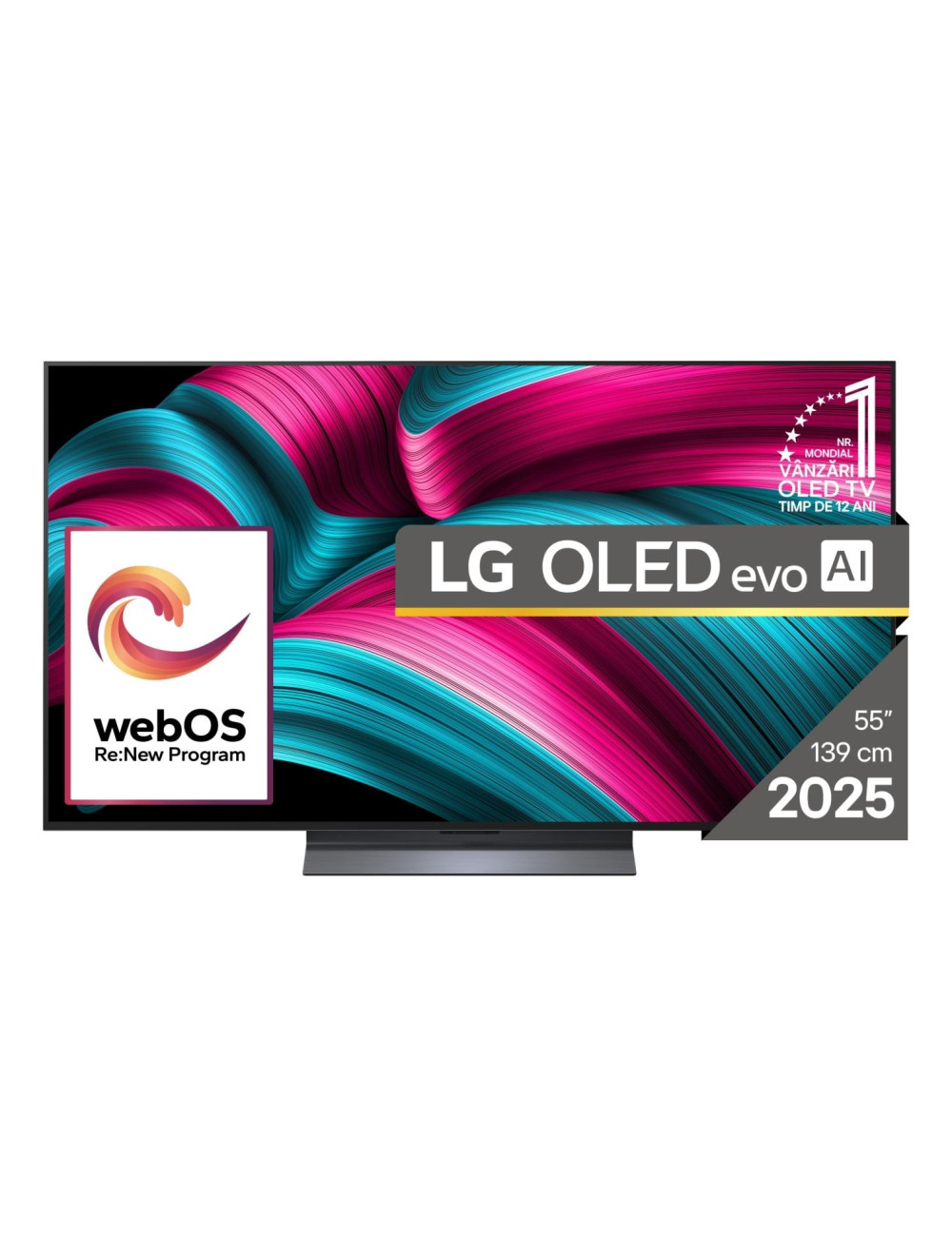 TV Set|LG|55"|OLED/4K/Smart|3840x2160|Wireless LAN|Bluetooth|webOS|Black|OLED55C51LA