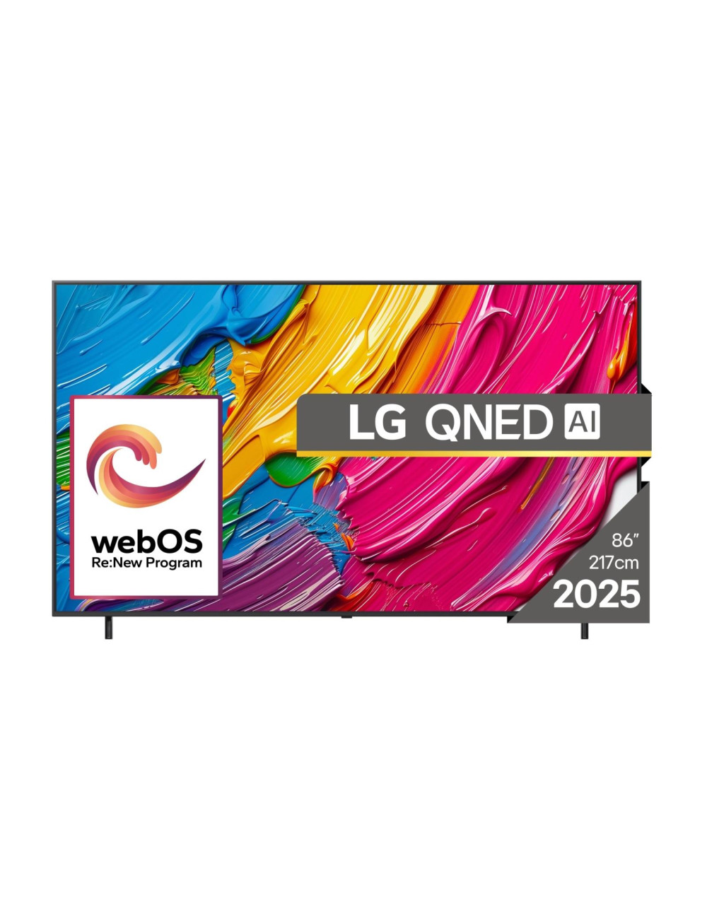 TV Set|LG|86"|4K/Smart|3840x2160|Wireless LAN|Bluetooth|webOS|Black|86QNED80A3A
