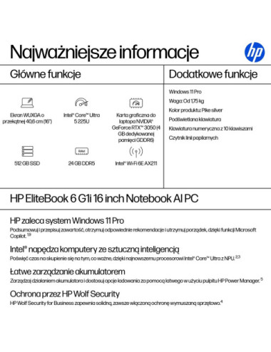 HP EliteBook 6 G1i Ultra 5...