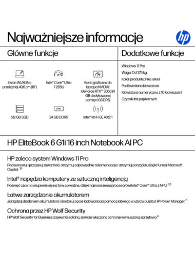 HP EliteBook 6 G1i Ultra 7...