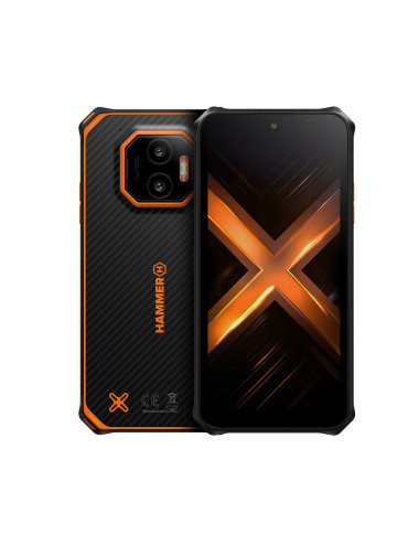 Hammer Energy X2 | Black/Orange | 6.1 " | IPS | 1560 x 720 pixels | Mediatek | Dimensity 6300 | Internal RAM 6 GB | 128 GB | mic