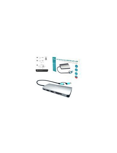 I-TEC USB-C Metal Nano Dock 3xDisplay+PD