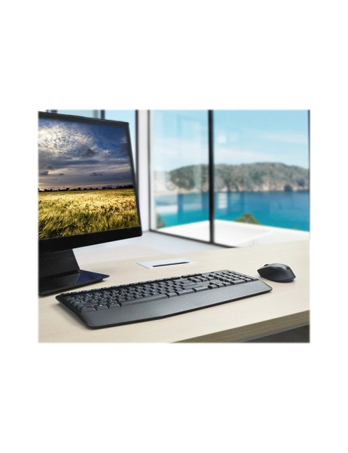 Logitech | MK345 | Keyboard and Mouse Set | Wireless | Mouse included | Batteries included | US | Black | USB | Wireless connect