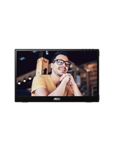AOC 16T3EA | 16 " | IPS | FHD | 16:9 | 60 Hz | 4 ms | 1920 x 1080 pixels | 250 cd/m | Black