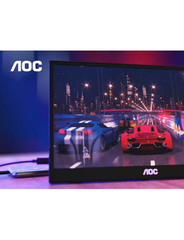AOC 16T3EA | 16 " | IPS | FHD | 16:9 | 60 Hz | 4 ms | 1920 x 1080 pixels | 250 cd/m | Black