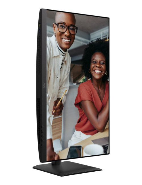 AOC U27E4CV | 27 " | IPS | UHD | 16:9 | 60 Hz | 4 ms | 3840 x 2160 pixels | 400 cd/m | HDMI ports quantity 2 | Black