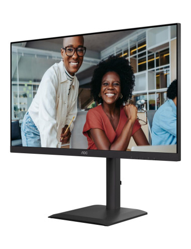 AOC U27E4CV | 27 " | IPS | UHD | 16:9 | 60 Hz | 4 ms | 3840 x 2160 pixels | 400 cd/m | HDMI ports quantity 2 | Black
