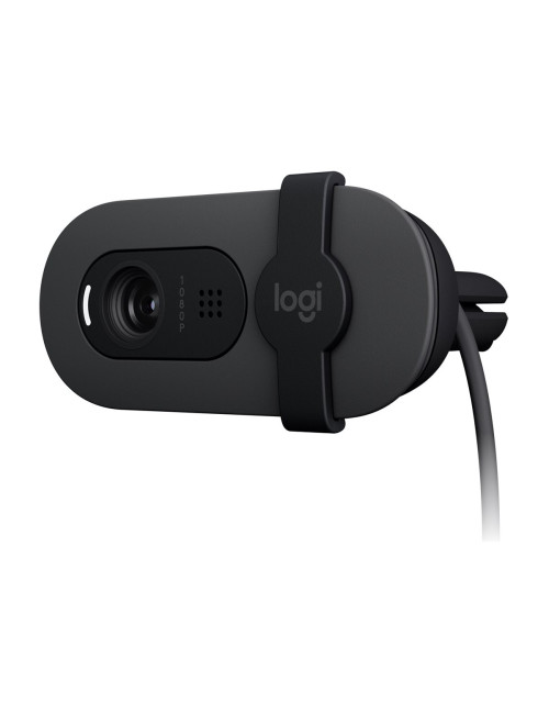 Logitech BRIO 105 Business Webcam, 2MP, FHD 1080p, USB-A, Black | Logitech