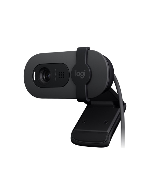 Logitech BRIO 105 Business Webcam, 2MP, FHD 1080p, USB-A, Black | Logitech