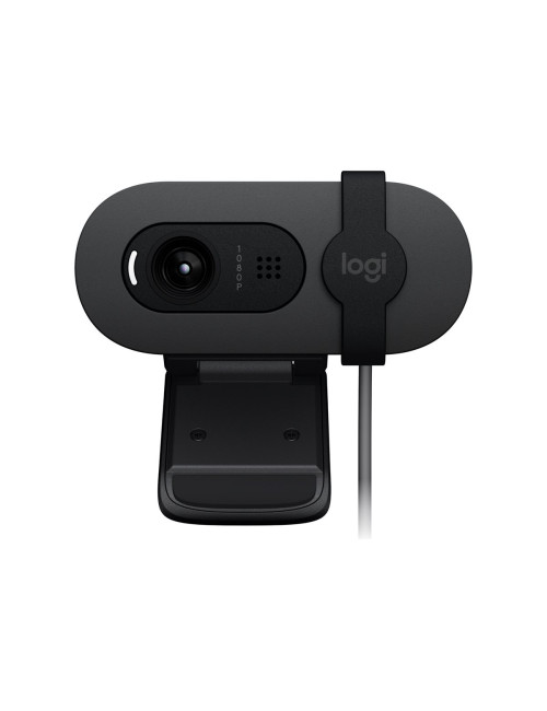 Logitech BRIO 105 Business Webcam, 2MP, FHD 1080p, USB-A, Black | Logitech
