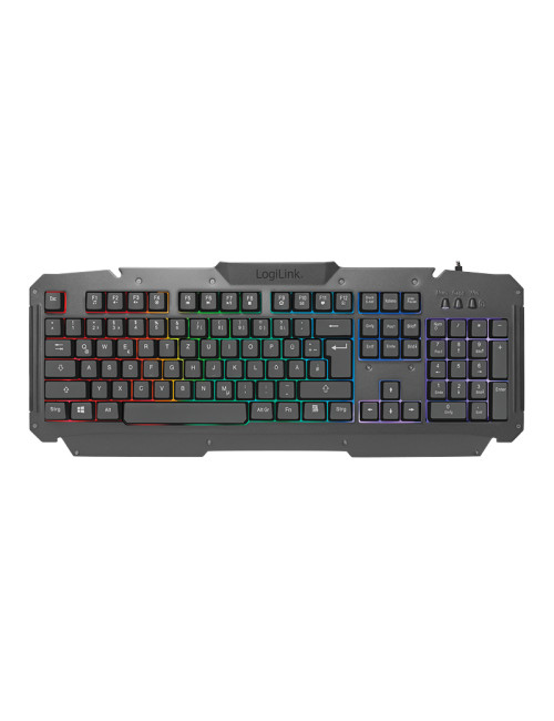 Logilink | Gaming-Set, keyboard, mouse and mouspad | ID0185 | Metal | Keyboard, Mouse and Pad Set | Wired | Mouse included | DE 