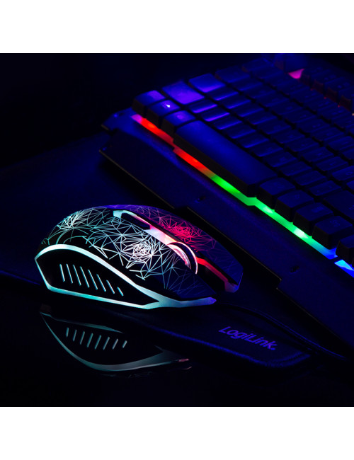 Logilink | Gaming-Set, keyboard, mouse and mouspad | ID0185 | Metal | Keyboard, Mouse and Pad Set | Wired | Mouse included | DE 