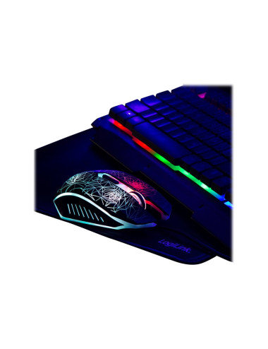 Logilink | Gaming-Set, keyboard, mouse and mouspad | ID0185 | Metal | Keyboard, Mouse and Pad Set | Wired | Mouse included | DE 