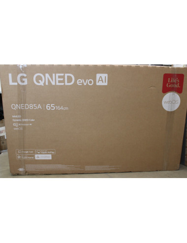 SALE OUT. LG 65QNED85A3C 65" (165 cm) 4K Smart TV | LG 4K QNED MiniLED TV | 65QNED85A3C | 65 | Smart TV | webOS 25 | 4K UHD | DA