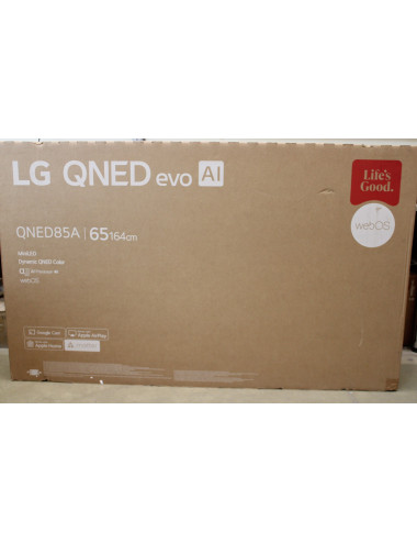 SALE OUT. LG 65QNED85A3C 65" (165 cm) 4K Smart TV | LG 4K QNED MiniLED TV | 65QNED85A3C | 65 | Smart TV | webOS 25 | 4K UHD | DA