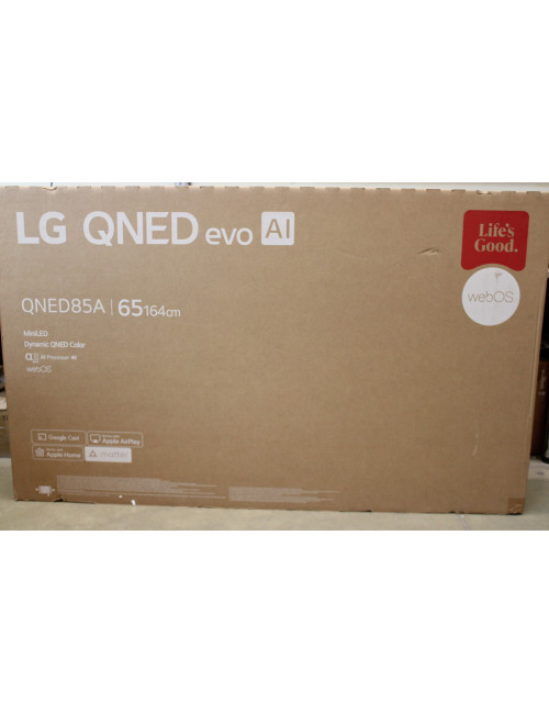 SALE OUT. LG 65QNED85A3C 65" (165 cm) 4K Smart TV | LG 4K QNED MiniLED TV | 65QNED85A3C | 65 | Smart TV | webOS 25 | 4K UHD | DA