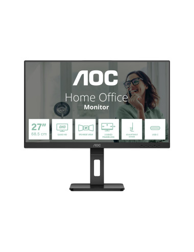 AOC Q27P3CV 27" IPS 2560x1440/16:9/350cd/m2/ HDMI, DP, Audio out, USB | AOC