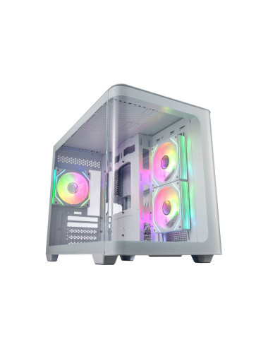 FSP Case | S380 | White | Mid Tower | Power supply included No