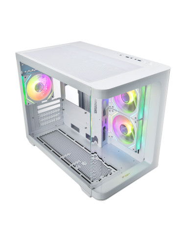 FSP Case | S380 | White | Mid Tower | Power supply included No