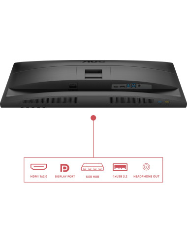 AOC Q27E4U | 27 " | IPS | QHD | 16:9 | 120 Hz | 4 ms | 2560 x 1440 pixels | 350 cd/m | HDMI ports quantity 1