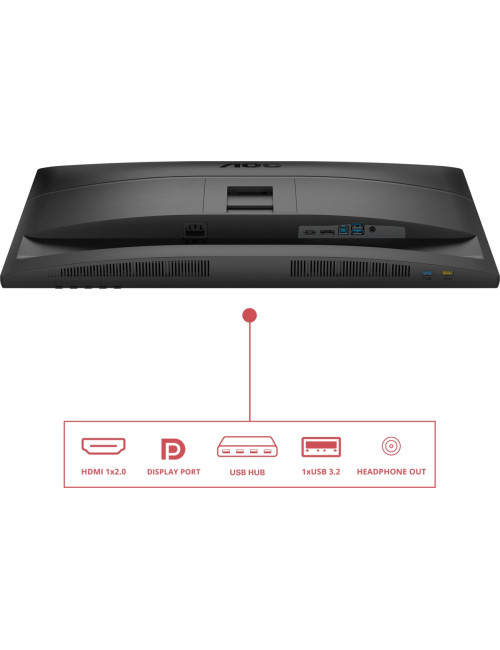 AOC Q27E4U | 27 " | IPS | QHD | 16:9 | 120 Hz | 4 ms | 2560 x 1440 pixels | 350 cd/m | HDMI ports quantity 1