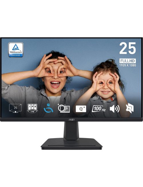 LCD Monitor|MSI|PRO MP251|24.5"|Business|Panel IPS|1920x1080|16:9|100 Hz|1 ms|Speakers|Colour Black|PROMP251