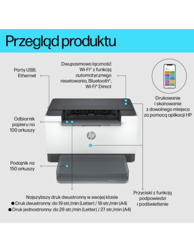HP LaserJet M207dw Wireless...