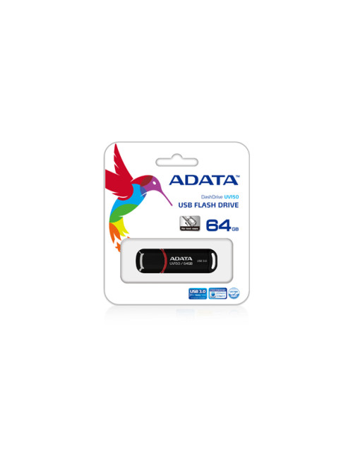 ADATA | UV150 | 64 GB | USB 3.0 | Black