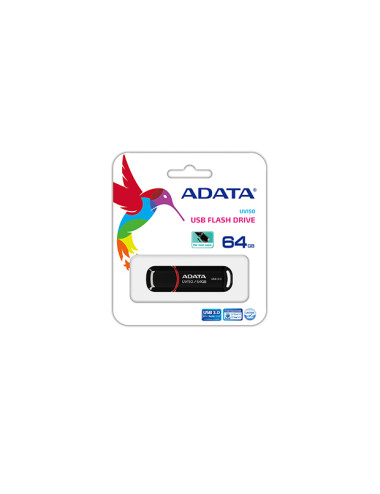 ADATA | UV150 | 64 GB | USB 3.0 | Black
