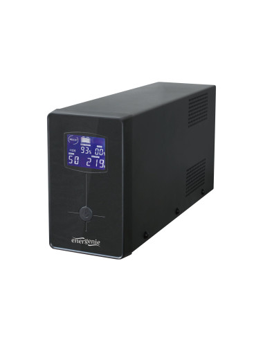 EnerGenie | UPS with USB and LCD display, Black | 850 VA | 220 V