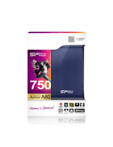 Armor A80 2TB | 2000 GB | 2.5 " | USB 3.1 | Blue