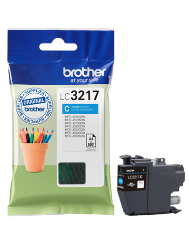 Brother LC3217C | Ink Cartridge | Cyan