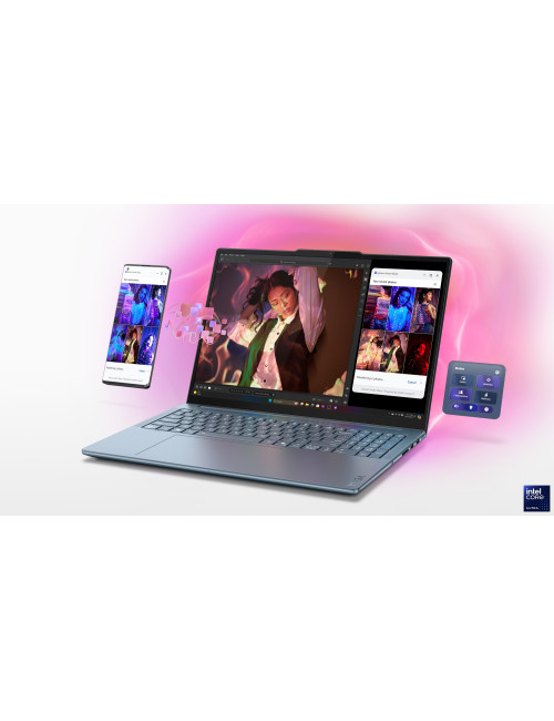 Lenovo Yoga Pro 9 16IAH10 | Tidal Teal | 16 " | OLED | 2.8K WQXGA+ | 2880 x 1800 pixels | Intel Core Ultra 7 | 255H | 32 GB | So