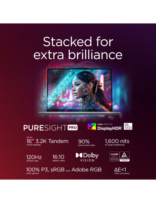 Lenovo Yoga Pro 9 16IAH10 | Tidal Teal | 16 " | OLED | 2.8K WQXGA+ | 2880 x 1800 pixels | Intel Core Ultra 7 | 255H | 32 GB | So