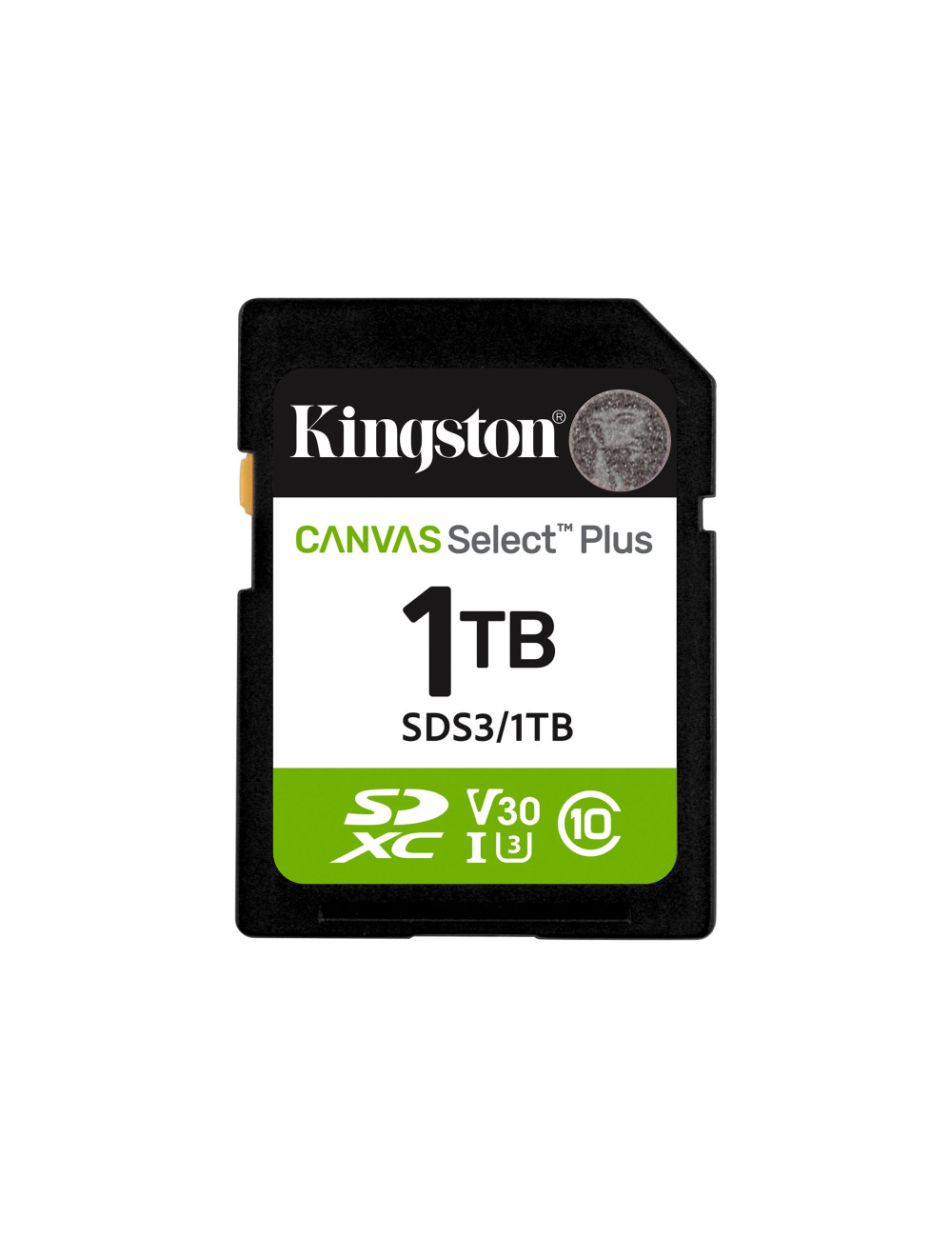 Kingston Canvas Select Plus | 1000 GB | SD | Flash memory class Class 10, UHS-I, U1/U3, Video Class 10/30