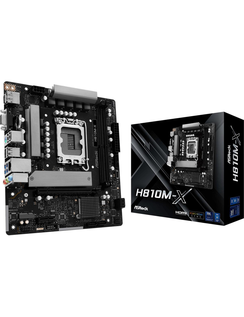 MB H810 S1851 MATX/H810M-X ASROCK