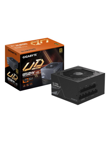 Power Supply|GIGABYTE|UD850GM PG5 V2|ATX 3.1|850 Watts|Efficiency 80 PLUS GOLD|PFC Active|MTBF 100000 hours|GP-UD850GMPG5V2
