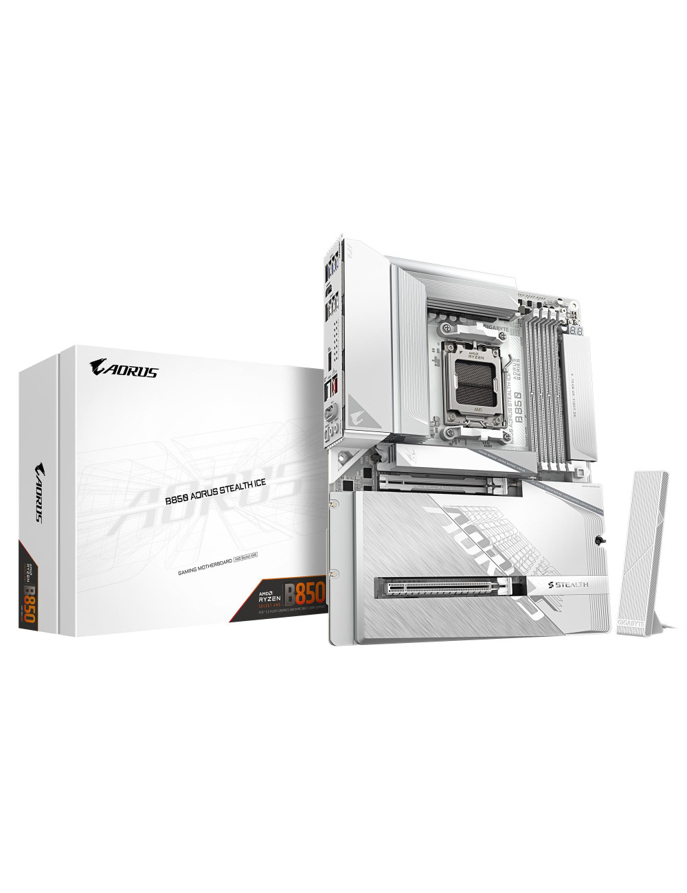 Mainboard|GIGABYTE|AMD B850|SAM5|ATX|Memory DDR5|B850ASTEALTHICE1.0