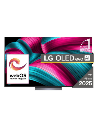 TV Set|LG|77"|OLED/4K/Smart|3840x2160|Wireless LAN|Bluetooth|webOS|Black|OLED77C51LA