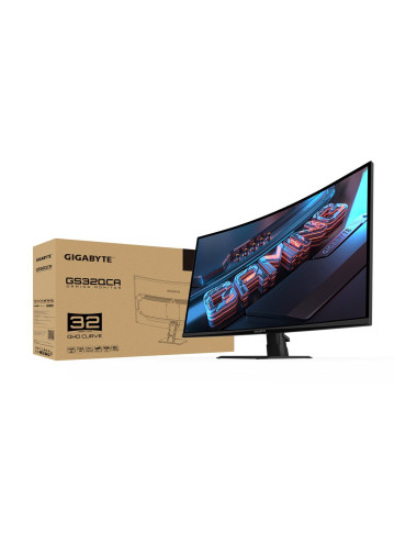 Gigabyte | GS32QCA EU | 31.5 " | VA | 180 Hz | 1 ms | 250 cd/m | HDMI ports quantity 2