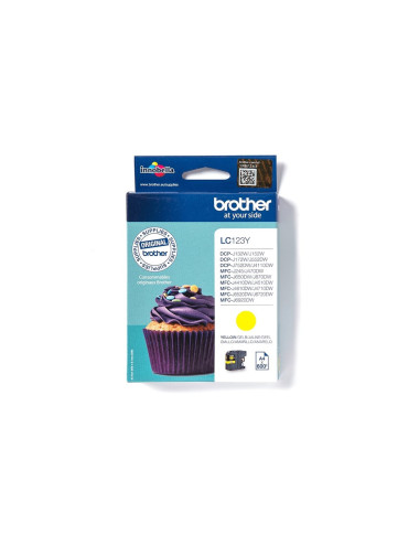 Brother LC123Y | Ink Cartridge | Yellow