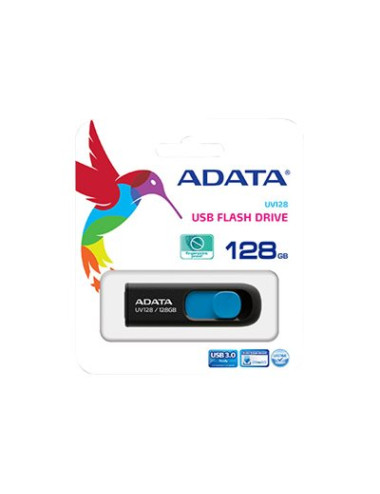 ADATA | UV128 | 128 GB | USB 3.0 | Black/Blue
