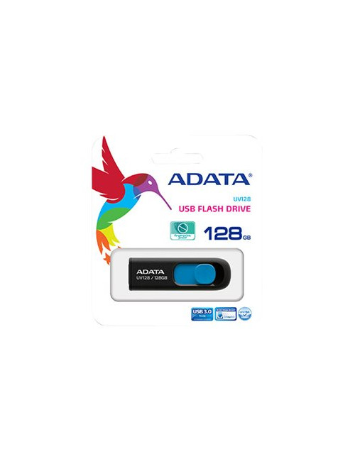 ADATA | UV128 | 128 GB | USB 3.0 | Black/Blue