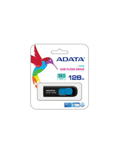 ADATA | UV128 | 128 GB | USB 3.0 | Black/Blue