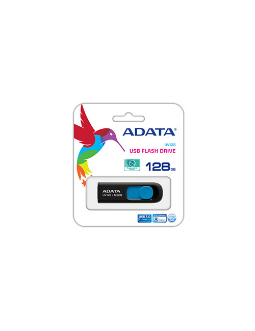 ADATA | UV128 | 128 GB | USB 3.0 | Black/Blue