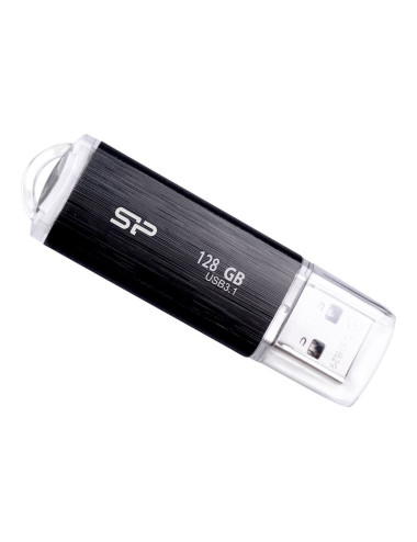 Silicon Power | USB 3.1 Flash Drive | Blaze B02 | 128 GB | USB 3.2 Gen 1/USB 3.1 Gen 1/USB 3.0/USB 2.0 | Black