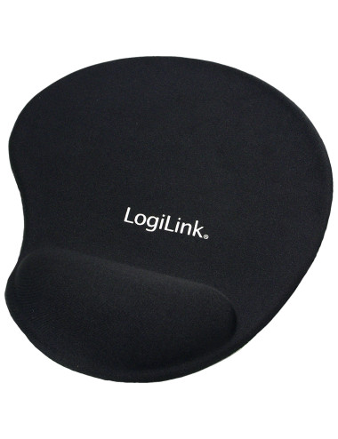 Mousepad with Gel Wrist Rest Support, | Logilink | ID0027 | Black